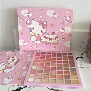 63 Color Large Pink Eyeshadow Palette w/ Mirror – Full Glam – New